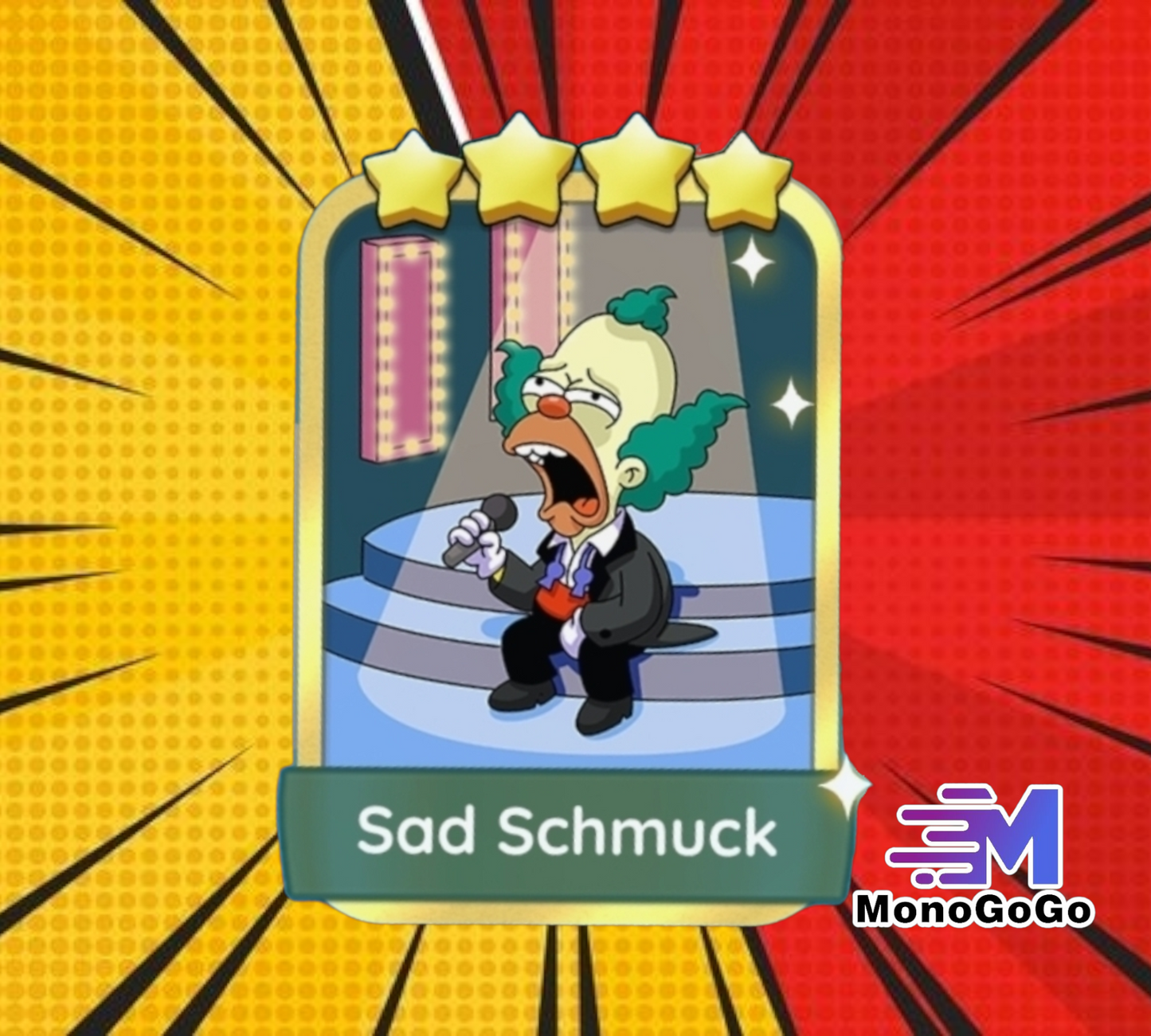Sad Schmuck - Set 14-8 - Monopoly Go 4 Star Gold Sticker