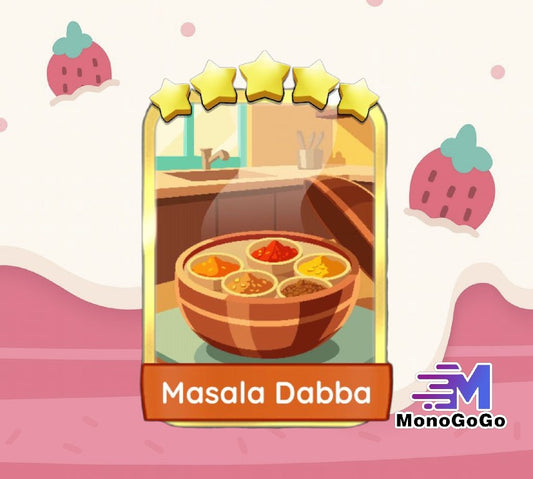 Masala Dabba - Autocollant Monopoly Go 5 étoiles or