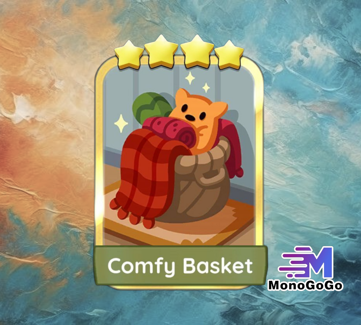 Comfy Basket - Monopoly Go 4 Star Gold Sticker