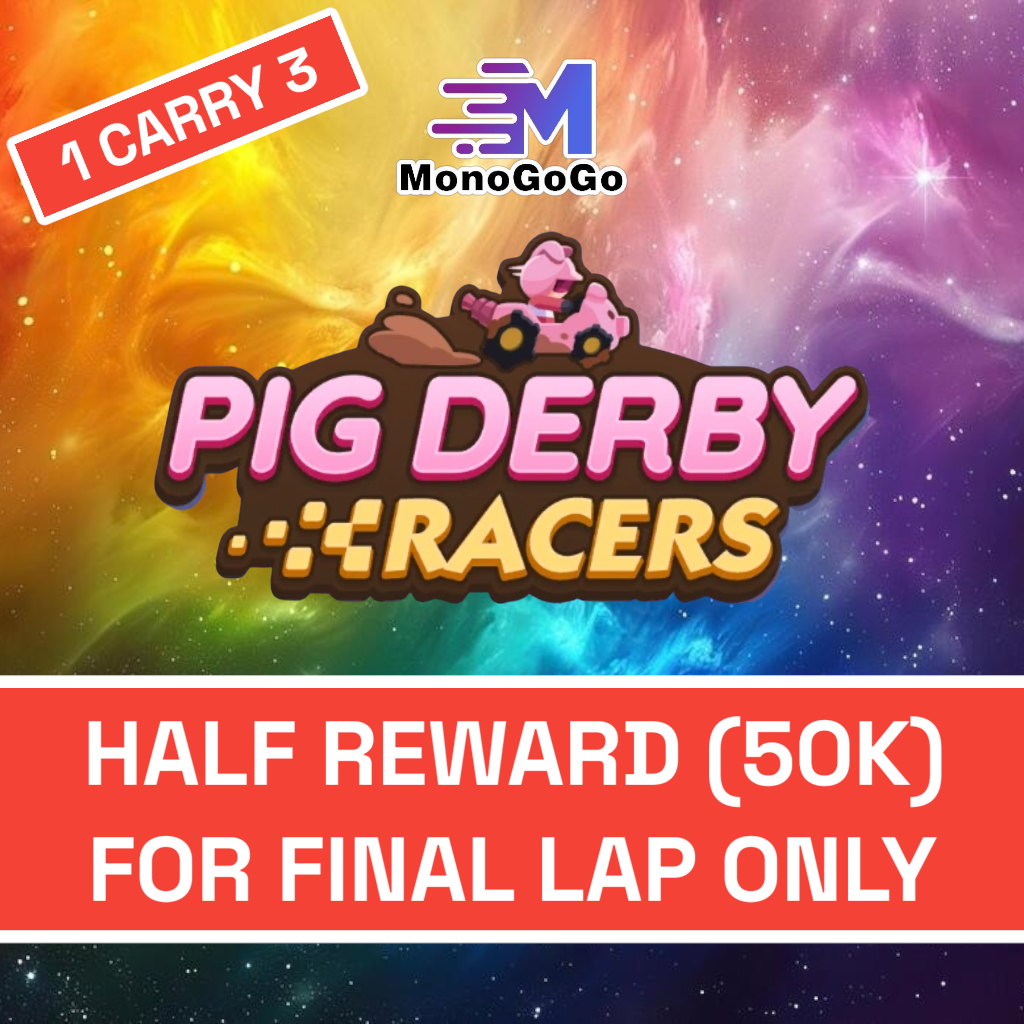 Pig Derby Racers (HALF REWARDS for FINAL LAP ONLY)