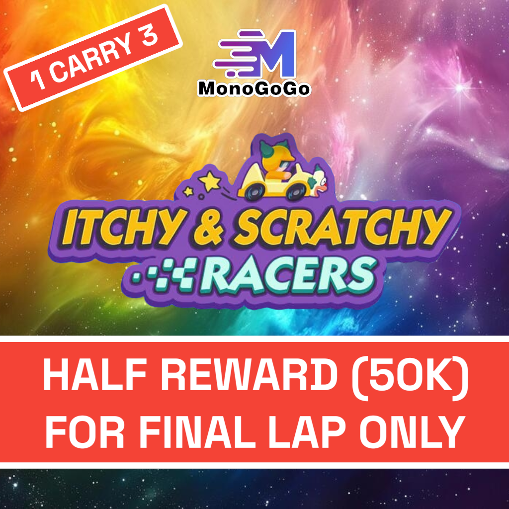 Itchy & Scratchy Racers (HALF REWARDS for FINAL LAP ONLY)