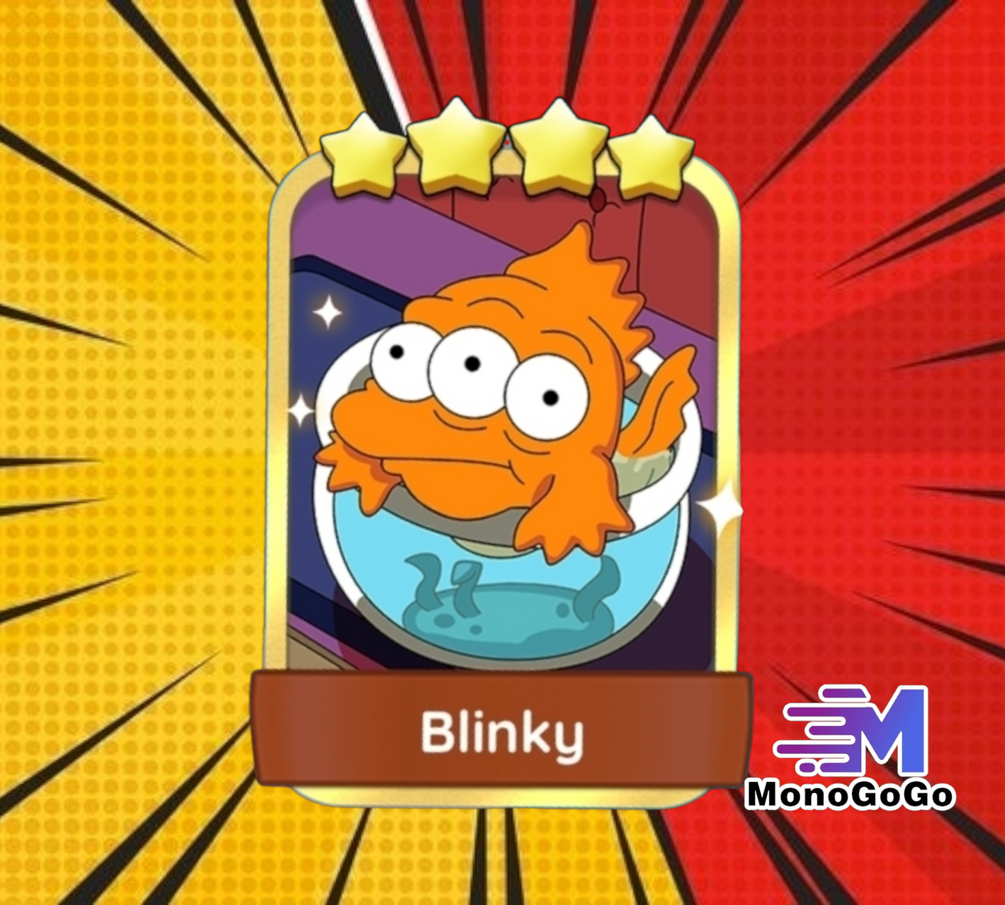 Blinky - Set 13-9 - Monopoly Go 4 Star Gold Sticker
