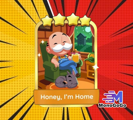 Honey, I'm Home - Set 13-9 - Monopoly Go 4 Star Gold Sticker