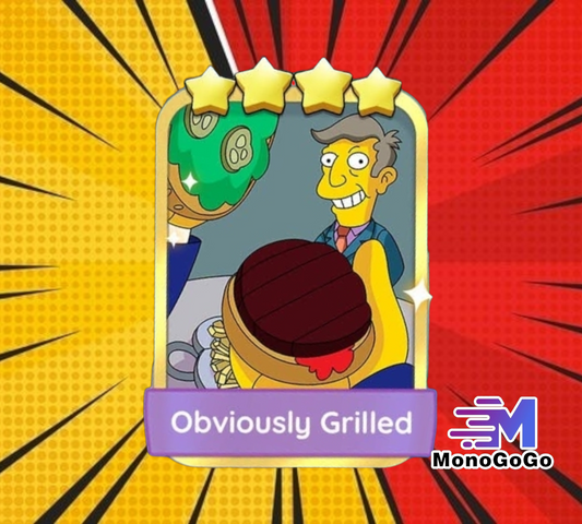 Obviously Grilled - Set 15-6 - Monopoly Go 4 Star Gold Sticker