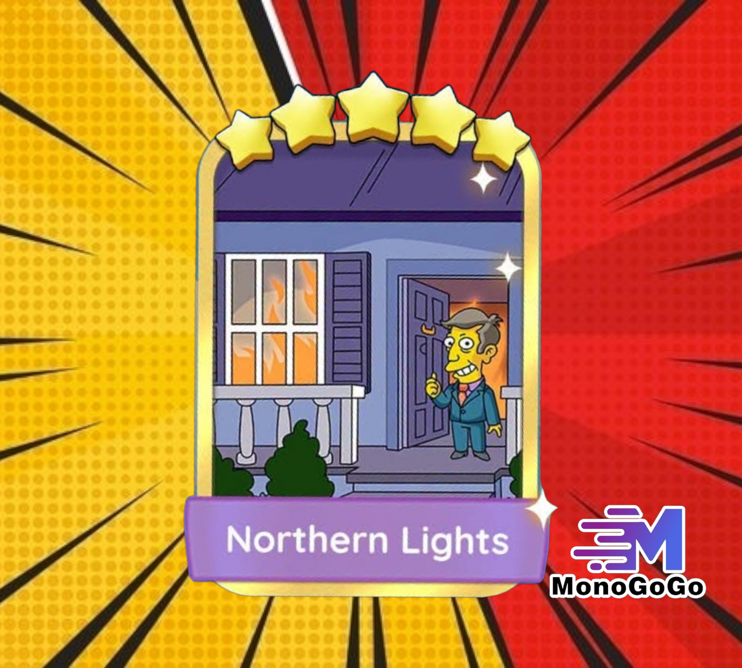 Northern Lights - Set 15-9 - Monopoly Go 5 Star Gold Sticker