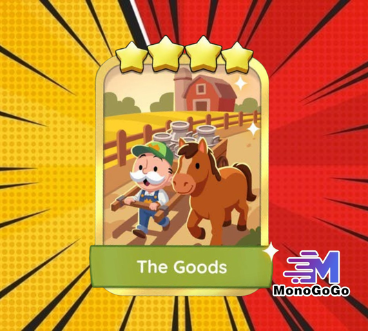 The Goods - Set 17-5 - Monopoly Go 4 Star Gold Sticker