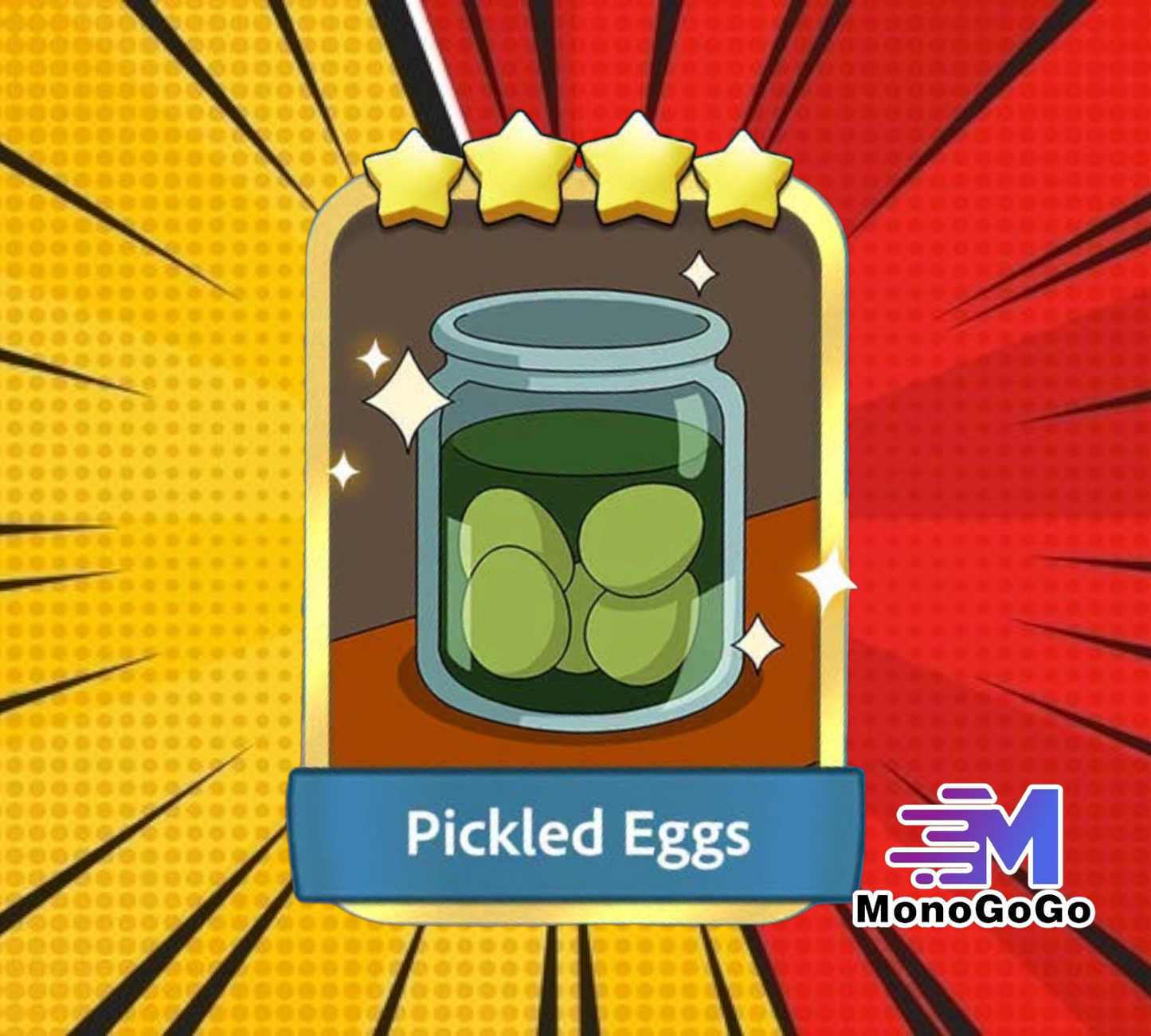 Pickled Eggs - Set 18-4 - Monopoly Go 4 Star Gold Sticker