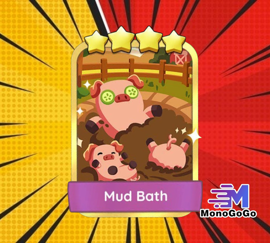 Mud Bath - Set 18-4 - Monopoly Go 4 Star Gold Sticker