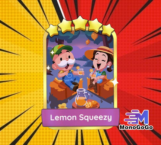 Lemon Squeezy - Set 18-8 - Monopoly Go 5 Star Gold Sticker
