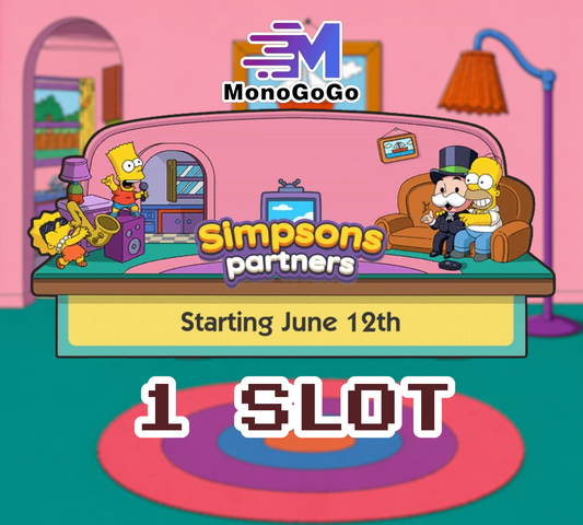 1 SLOT For Simpsons Partners Event - Monopoly Go