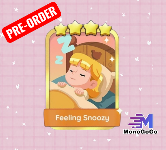 Feeling Snoozy - Set 21-6 - Monopoly Go 4 Star Gold Sticker