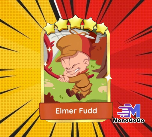 Elmer Fudd - Set 21-8 - Monopoly Go 5 Star Gold Sticker