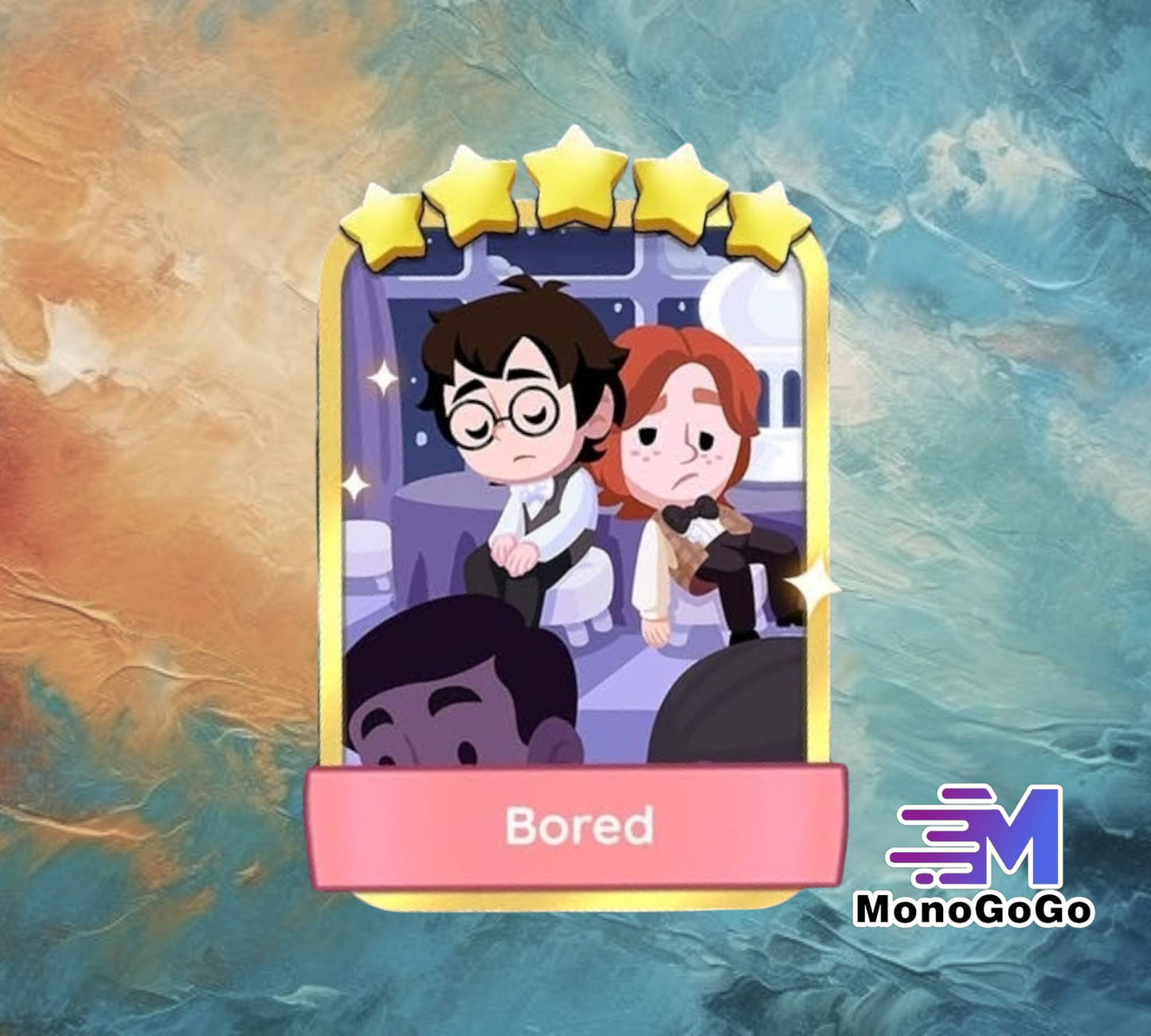 Bored - Set 22-6 - Monopoly Go 5 Star Gold Sticker