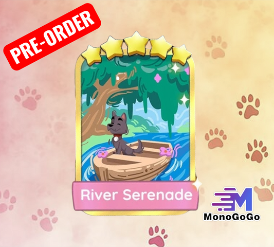 River Serenade - Set 22-8 - Monopoly Go 5 Star Gold Sticker