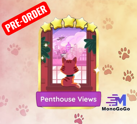 Penthouse Views - Set 23-7 - Monopoly Go 5 Star Gold Sticker