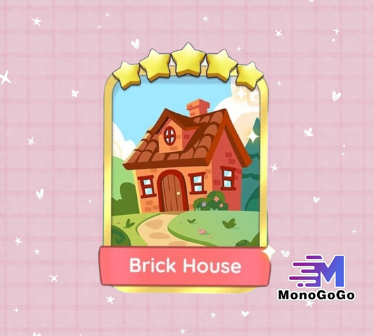 Brick House - Set 24-7 - Monopoly Go 5 Star Gold Sticker