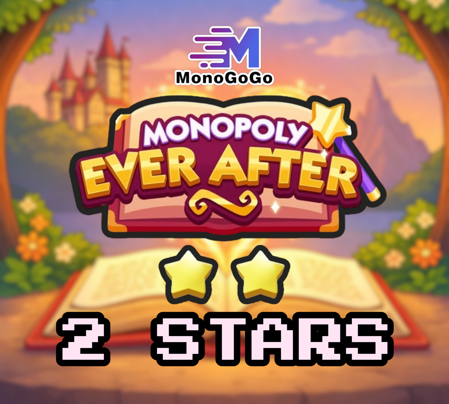 Autocollant étoile Monopoly Go 2