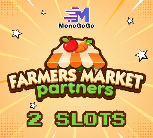 2 SLOTS For Farmers Market Partners Event - Monopoly Go