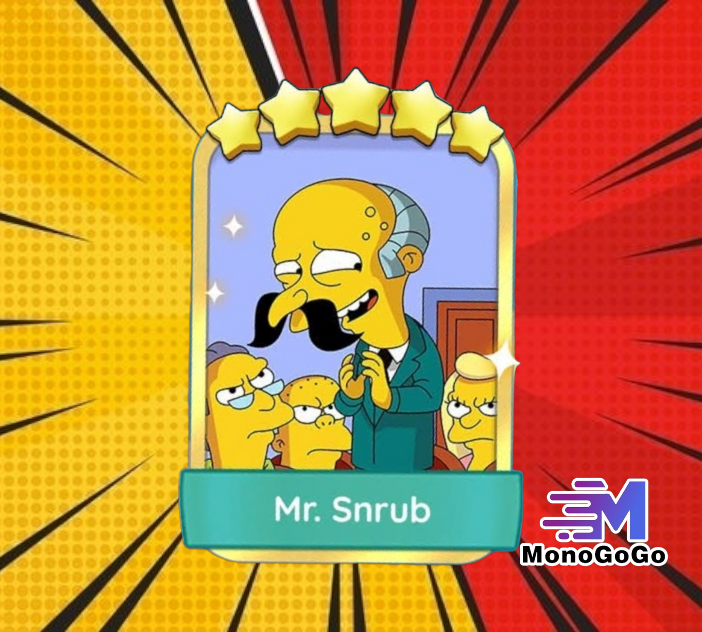 Mr. Snrub - Set 21-6 - Monopoly Go 5 Star Gold Sticker