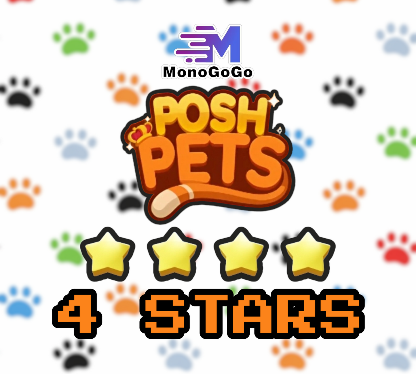 Monopoly Go 4 Star Sticker