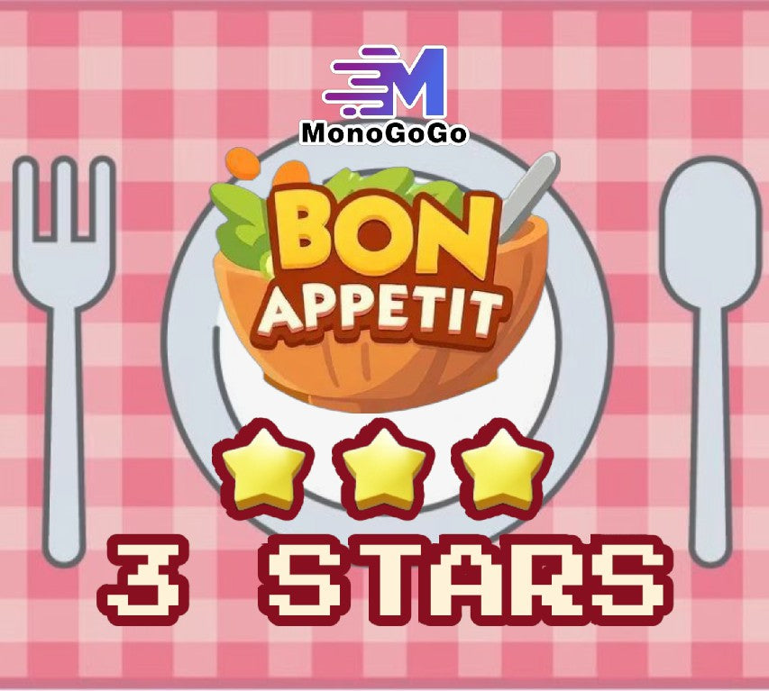 Monopoly Go 3 Star Sticker