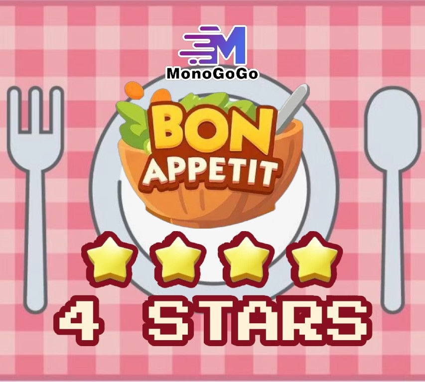 Monopoly Go 4 Star Sticker
