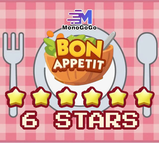 Monopoly Go 6 Star Sticker