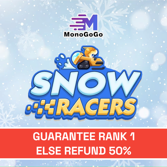 Snow Racers Event (GUARANTEED for RANK 1 else REFUND 50%)