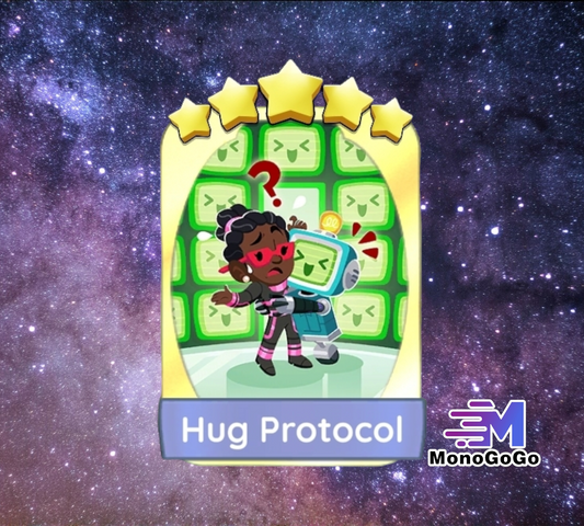 Hug Protocol - Monopoly Go 5 Star Gold Sticker