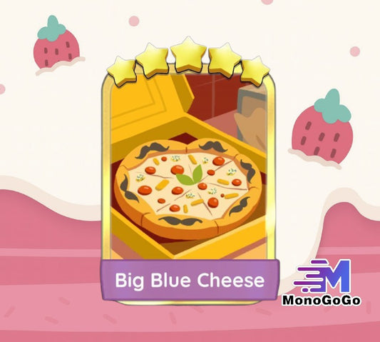 Big Blue Cheese - Monopoly Go 5 Star Gold Sticker