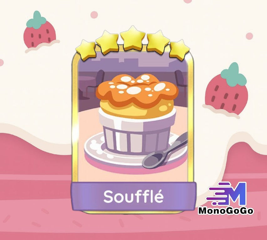 Soufflé - Autocollant Monopoly Go 5 étoiles or