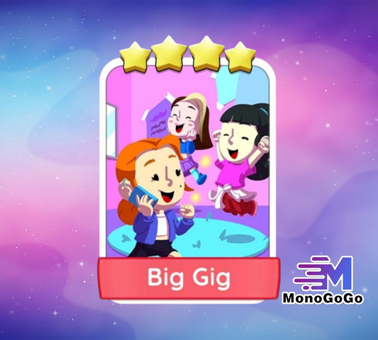 Big Gig - Set 16 - Monopoly Go 4 Star Sticker
