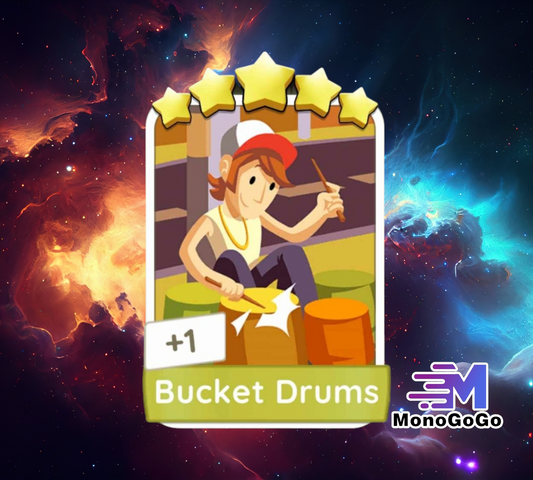 Bucket Drums - Set 20 - Monopoly Go 5 Star Sticker