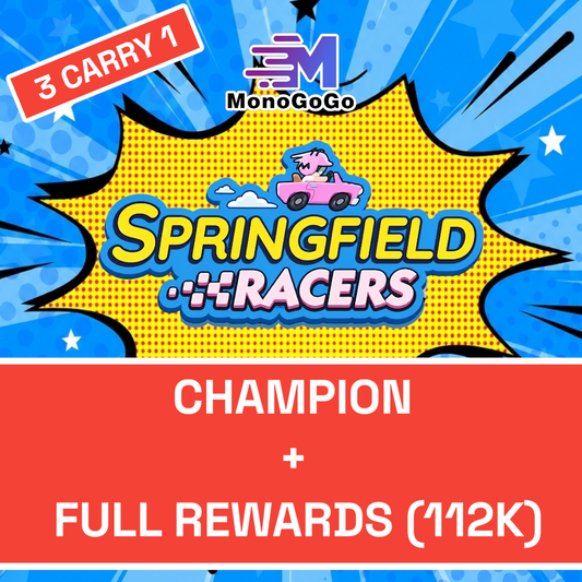 Springfield Racers (FULL REWARDS + GUARANTEED for RANK 1 else REFUND 50%)