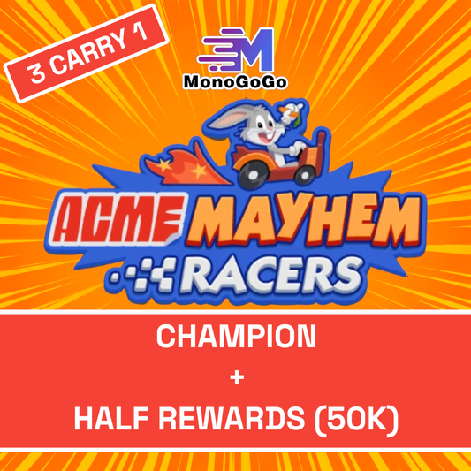 ACME Mayhem Racers (HALF REWARDS + GUARANTEED for RANK 1 else REFUND)