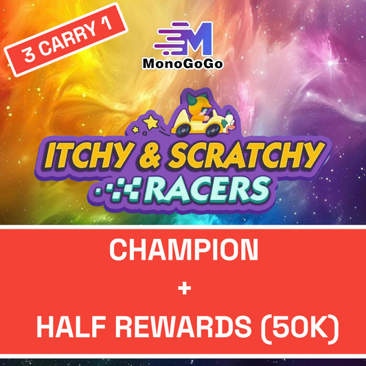 Itchy & Scratchy Racers (HALF REWARDS + GUARANTEED for RANK 1 else REFUND)