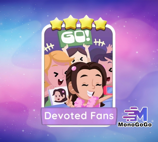 Devoted Fans - Set 12 - Monopoly Go 4 Star Sticker