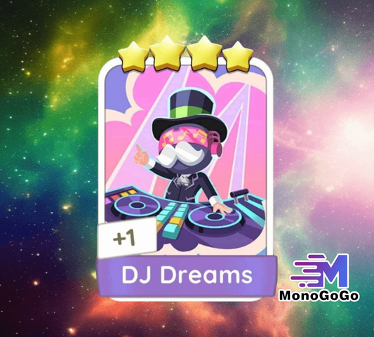 DJ Dreams - Set 22 - Monopoly Go 4 Star Sticker