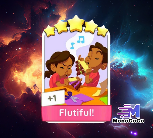 Flutiful! - Set 15 - Monopoly Go 5 Star Sticker