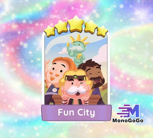 Fun City - Set 23 - Monopoly Go 5 Star Sticker