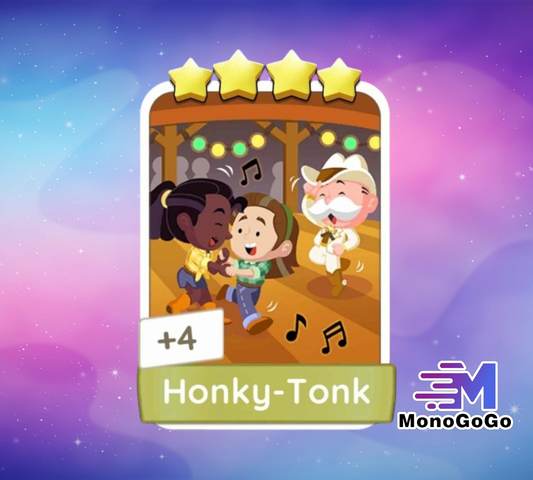 Honky-Tonk - Set 10 - Monopoly Go 4 Star Sticker