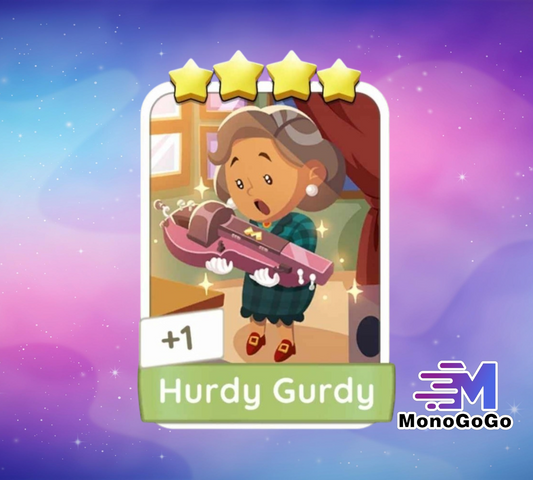 Hurdy Gurdy - Set 17 - Monopoly Go 4 Star Sticker