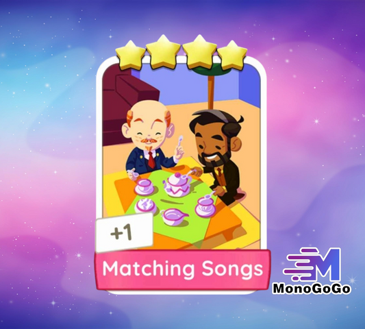 Matching Songs - Set 15 - Monopoly Go 4 Star Sticker