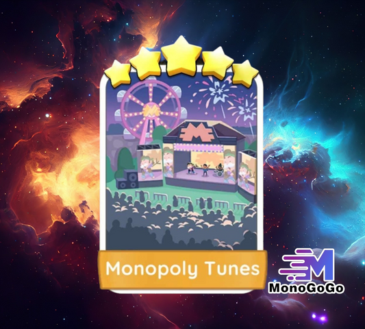 Monopoly Tunes - Set 13 - Monopoly Go 5 Star Sticker