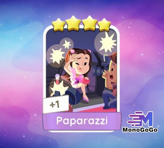 Paparazzi! - Set 12 - Monopoly Go 4 Star Sticker