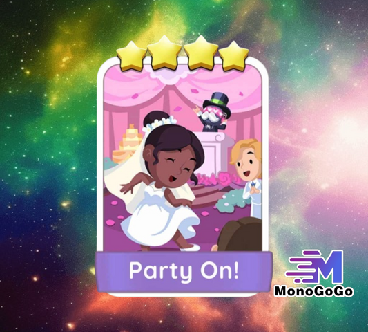 Party On! - Set 22 - Monopoly Go 4 Star Sticker