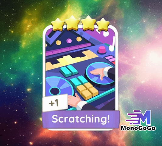 Scratching! - Set 22 - Monopoly Go 4 Star Sticker