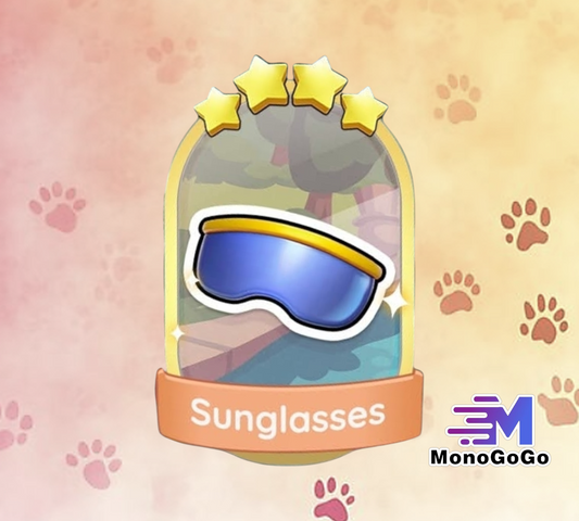 Sunglasses - Set 16-7 - Monopoly Go 4 Star Gold Sticker