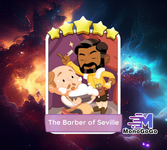 The Barber of Seville - Set 21 - Monopoly Go 5 Star Sticker