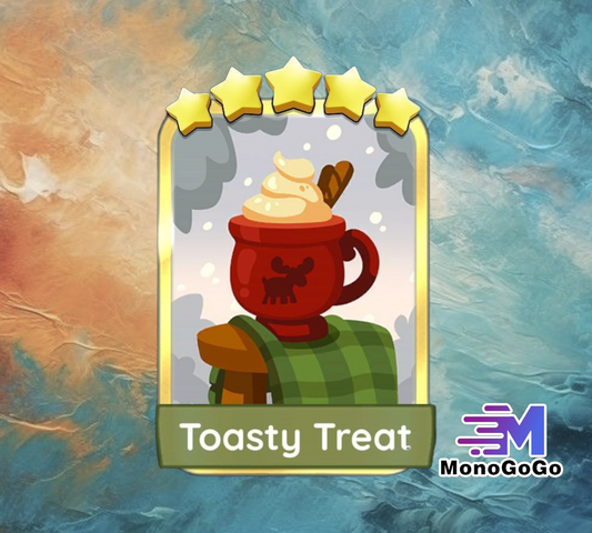 Toasty Treat - Monopoly Go 5 Star Gold Sticker
